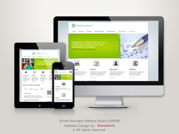 Web Design for Workers Welfare Board